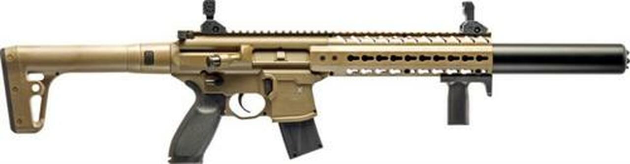 Sig MCX Air, .177 Cal, 88Gr Co2, 30 RD, Flat Dark Earth, Tactical Grip, 36"