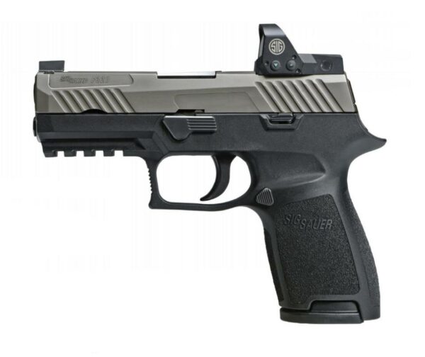 Sig P320 Compact 2 Tone Exclusive 9mm W/ROMEO1 Reflex Sight15rd Mags