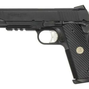 Sig 1911 TacOps, 9mm, 5" Barrel, SS Magwell, Ambi Safety, Rail, (4) 9rd Mags