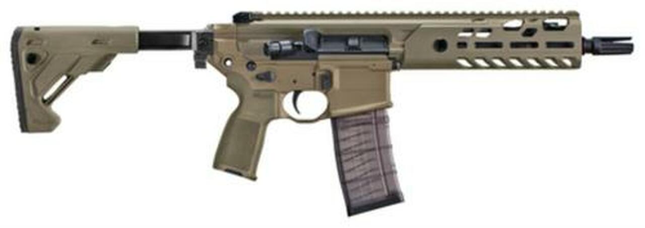 Sig MCX Virtus SBR 300 Blackout, 9", Flat Dark Earth, Tele Fold Stock, Alum M-LOK Handguard, 1x30rd Mag