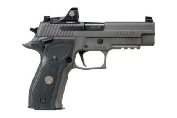 Sig P226 Full Size Legion RX Single 9mm, 4.4" Barrel, Black G10 Grip, Gray PVD Stainless Steel, 15rd Mag