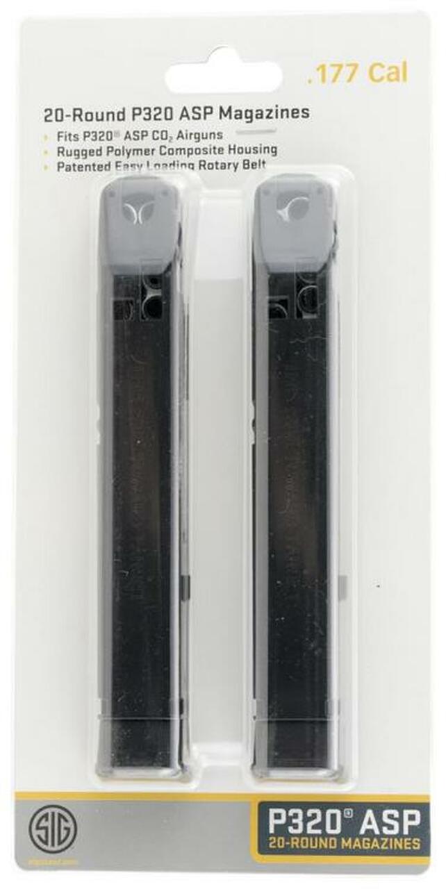 Sig Airguns P320 Air Pistol Magazine 20rd, 2Pk