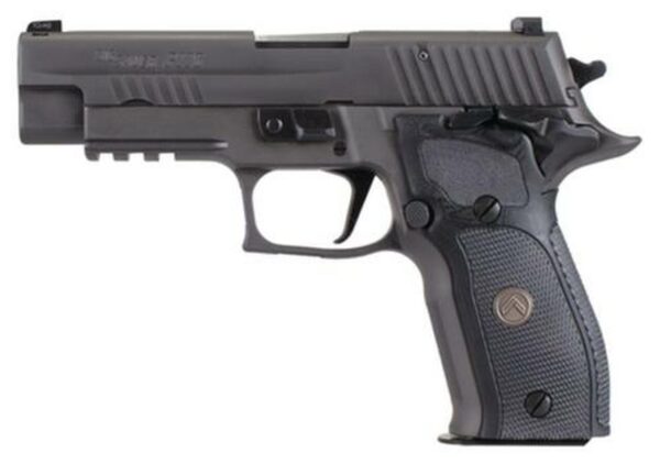 Sig P226 Full Size Legion *MA Compliant* Single 9mm, 4.4", Black Grip, Gray PVD Stainless, Match Trig, 10rd