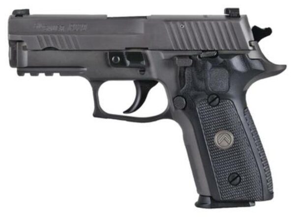 Sig P229 Compact Legion *MA Compliant* Single/Double 9mm, 3.9", Black Grip, Gray PVD Stainless, Manual Safety, 10rd