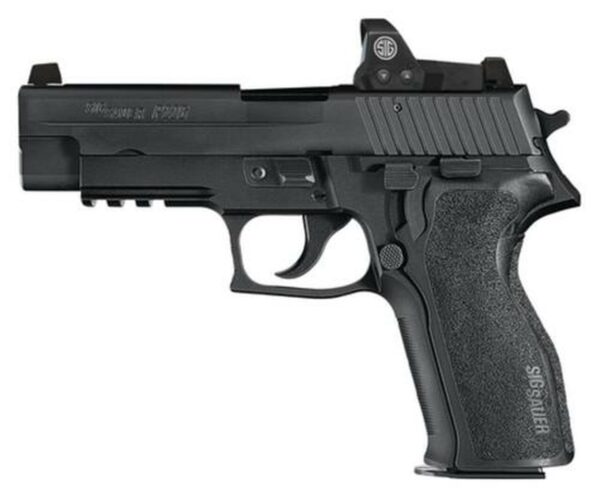 Sig P226 Romeo1 Single/Double 9mm, 4.4", Black 1-Piece Ergo Grip, Black Nitron Stainless, 15rd Mag
