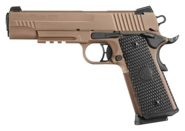 Sig 1911 45 ACP Emporer Scorpion, 5", G10 Piranha Grips, 8rd, *MA* Compliant