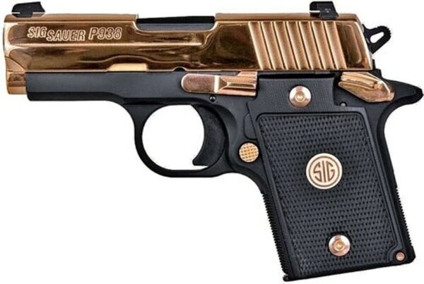 SIG P238, .380 ACP, 2.7", 6rd, SIGLITE NS, Rose Gold