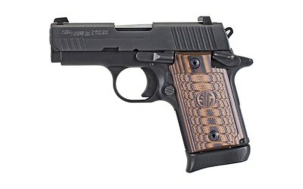 Sig P938, 9mm, 3" Barrel Select, Black, Sao, Siglite, Select, (1) 7RD/ (1) 6RD Steel Mag, Ambi Safety