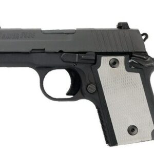 Sig P938, 9mm, 3", 6rd/7rd, Laser Module, Nitron Slide, Black Frame