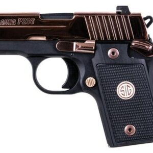 Sig P238, .380 ACP, 2.7" Barrel, 6rd, Siglite, SAO, Rose Gold