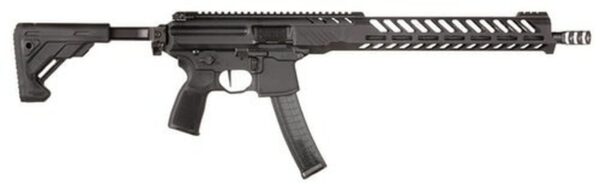 Sig MPX PCC, 9mm, 16" Barrel, 30rd, 5-Pos Stock, Timney Trigger, Black