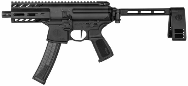 Sig MPX K Pistol 9mm, 4.5" Barrel, Black, Folding Brace Stock, 30rd