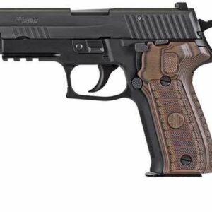 Sig P226, 9mm, 4.4" Barrel, 10rd, Brown G10 Grips, Black