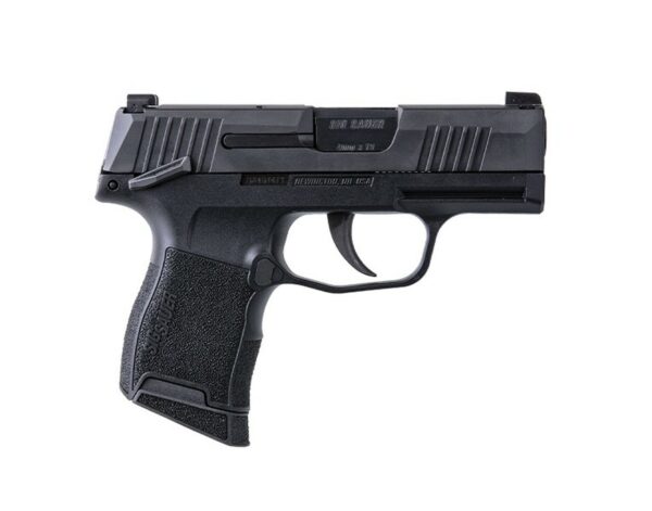 Sig P365 Micro Compact 9mm, 3.1" Barrel, Manual Safety, X-Ray Night Sights, 10rd