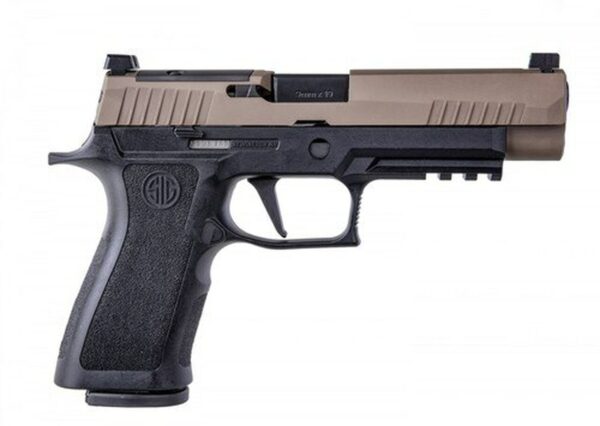 Sig P320, X-VTAC, Striker Fired, Full Size, 9mm, 4.7", Polymer, Black Frame, Coyote Slide, VTAC Day/Night Sights, 3 Mags, Modular X Grip, Optic Ready, 17Rd