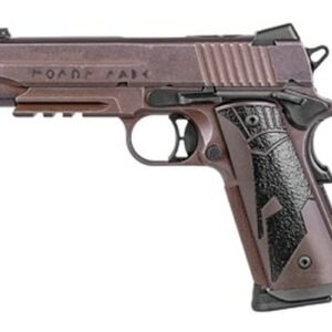 Sig 1911 Spartan II Carry, 45 ACP, 4.2", 8rd, Distressed Coyote Brown