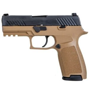 SIG P320 Copperhead, 9mm, 3.9", 17rd, Coyote Tan Grips, Nitron Slide