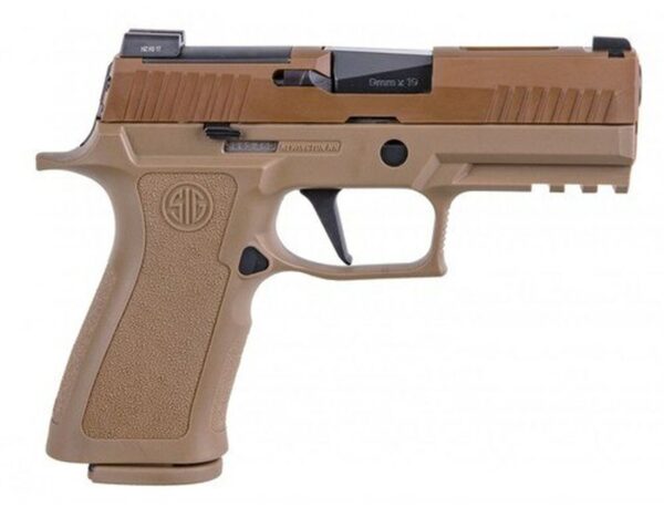 SiG P320 X-Carry Coyote 9mm, 3.9" Barrel, XRay3 Nightsights, Optics Ready, 2x17rd Mags