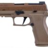 SiG P320 X-Carry Coyote 9mm, 3.9" Barrel, XRay3 Nightsights, Optics Ready, 2x17rd Mags