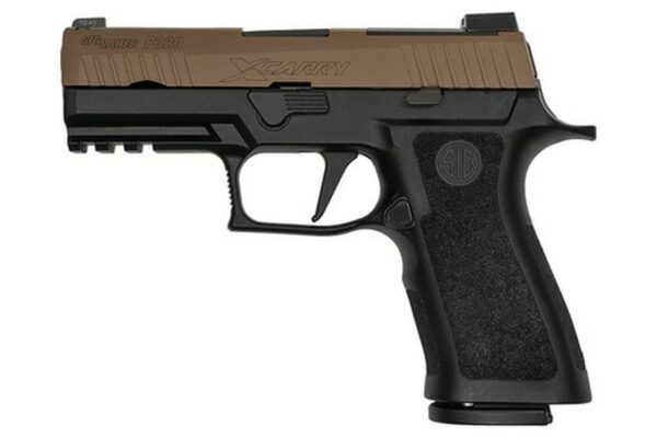 Sig P320 XCarry Coyote 9mm, 3.9", X-Ray3 NS, Coyote Slide, Black Frame, 17rd
