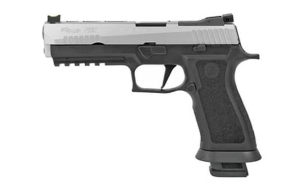SIG P320 X-Series, 9mm, 5", 21rd, Fiber Optic FS, Stainless/Black