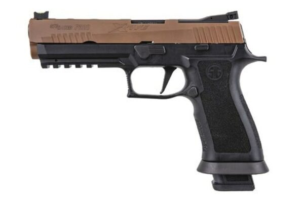 Sig P320 X-Series, 9mm, 5", 21rd, Fiber Optic FS, Coyote/Black