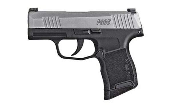 SIG P365 9mm, 3.1" Barrel, 2-Tone, Striker, X-Ray 3, Black Grip, 2x10rd Mags