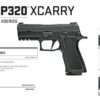 Sig P320 X-Compact 9MM, 3.6" Barrel, Night Sights, Black, 15Rd, 2 Magazines