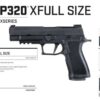 Sig P320 X Full Size 9mm, 4.70" Barrel, X-Ray3/Night Sights, Black, 17rd