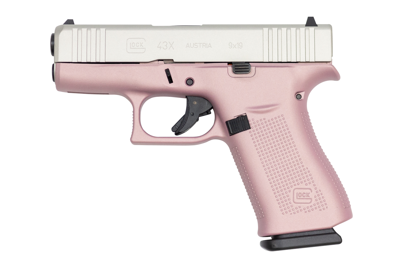 43X 9mm 10-Round Pistol with Cerakote Pink Frame and Cerakote Aluminum Slide - Firearms | The Gun Shop