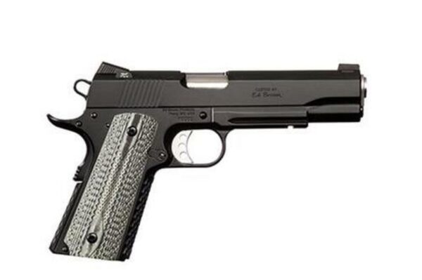 Ed Brown Alpha Elite G4 LR SAO 45 ACP, 5", 7rd, Black, Poly Grip