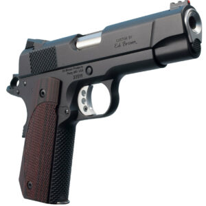 Ed Brown Kobra Carry Lightweight Single 9mm 4.25" Barrel, FOF Laminate Wood Grip Black Gen4 Stainless Steel, 8rd