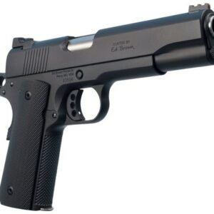 Ed Brown Special Forces1911, Full Size, 45ACP, 5" Barrel, G10 Grips, Black, Thumb Safety, .156 U-Notch Rear Sight, Orange HD XR Front Sight, Recessed Slide Stop, Flattened and Serrated Top of Slide, 7Rd, 2 Magazines
