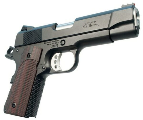 Ed Brown CCO LW 1911 9mm, 4.25" Barrel, FOF Black VZ Grip, Black Gen4 Stainless Steel, 8rd