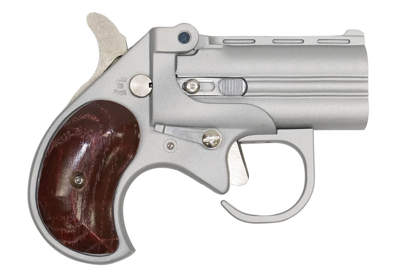 22 WMR Big Bore Derringer Guardian Package with Satin Finish and Rosewood Grips - Derringers | The Gun Shop