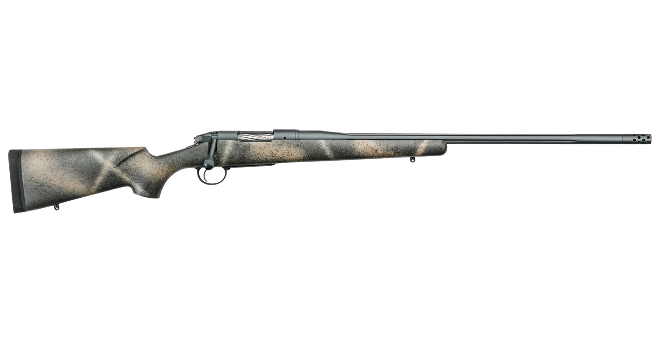 Premier Highlander 300 Winchester Magnum Bolt-Action Rifle with Grayboe Woodland Camo Stock - Bolt-Action Rifles | The Gun Shop