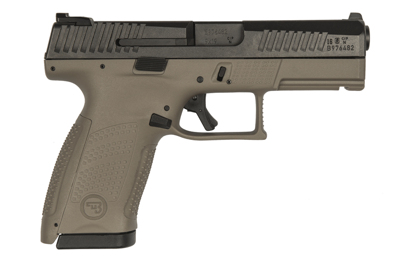 P-10 Compact 9mm Striker-Fired Pistol with Faded Dark Earth Frame - Firearms | The Gun Shop