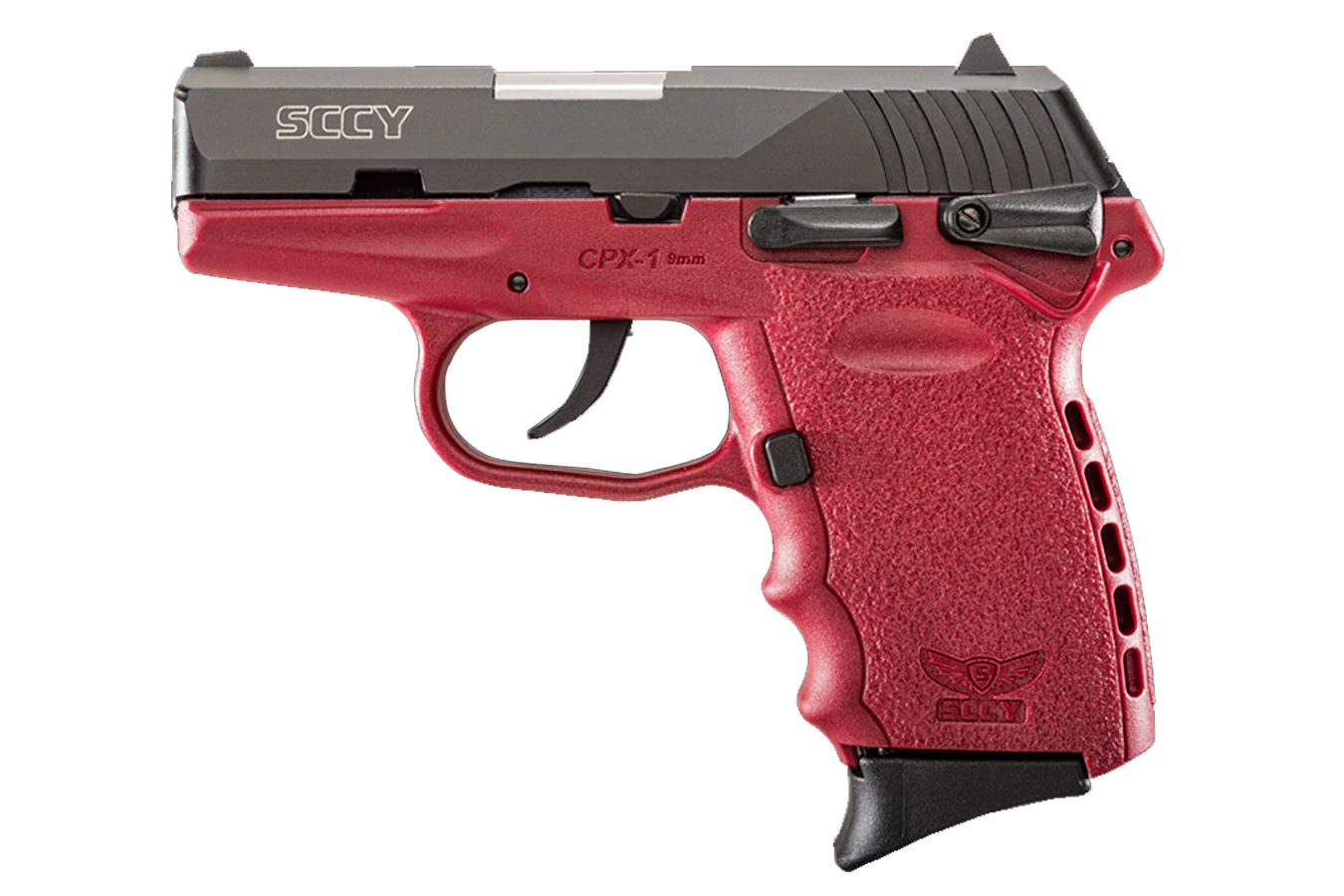 CPX-1 9mm Pistol with Crimson Frame and Black Slide - Firearms | The Gun Shop