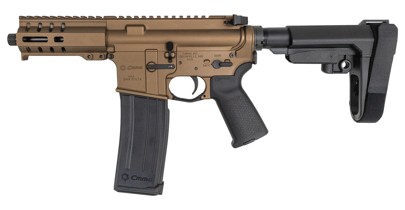 Banshee 300 Mk4 5.7x28mm Semi-Automatic Pistol with Burnt Bronze Cerakote Finish - AR-15 Pistols | The Gun Shop