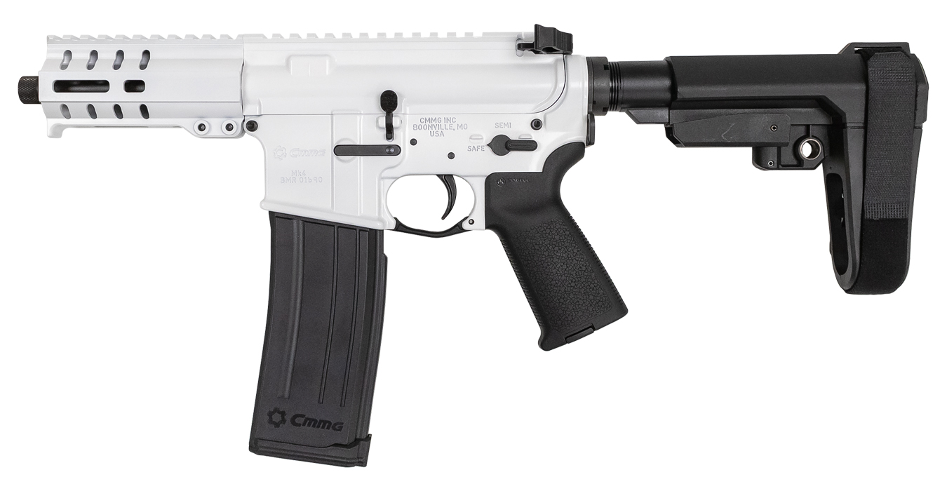 Banshee 300 Mk4 5.7x28mm Semi-Automatic Pistol with Storm Trooper White Cerakote Finish - AR-15 Pistols | The Gun Shop