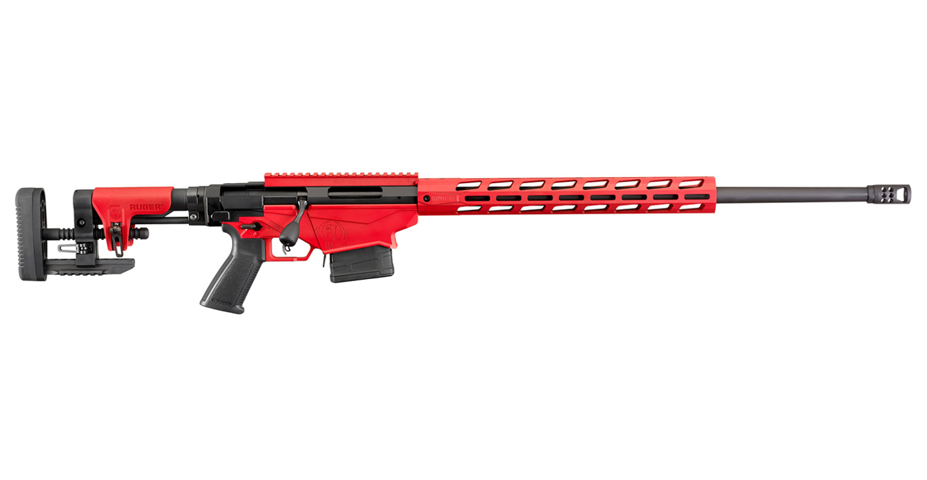 80530-DEFAULT-l Precision Rifle 6.5 Creedmoor with M-LOK Rail and Red Cerakote Finish - Bolt-Action Rifles | The Gun Shop