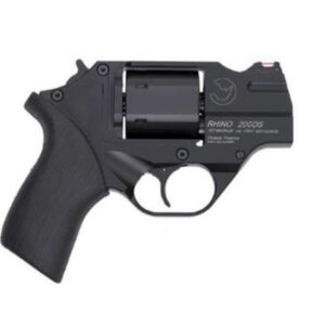 Chiappa Rhino 200DS, .357 Magnum, 2", 6rd, Black, Fiber Optic Sights