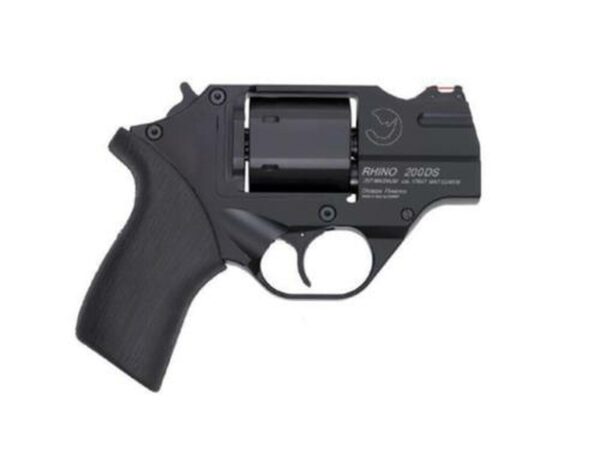 Chiappa Rhino 200DS, .357 Magnum, 2", 6rd, Black, Fiber Optic Sights