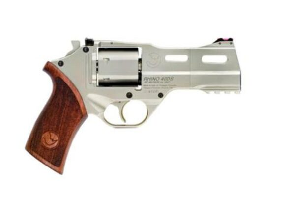 Chiappa Rhino 40DS 357 Mag, 4", Hard Chrome, Adjustable Sights, 6rd