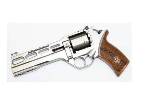 Chiappa Rhino 60DS, .40 S&W, 6", Chrome Finish, Adjustable Sights
