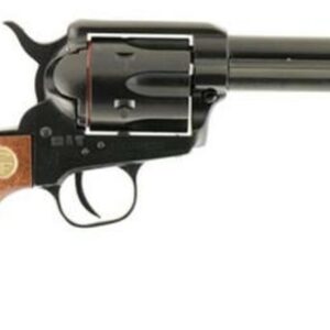 Chiappa Firearms 1873 SAA, 22LR, 4.75", 6rd, Wood Grips, Black