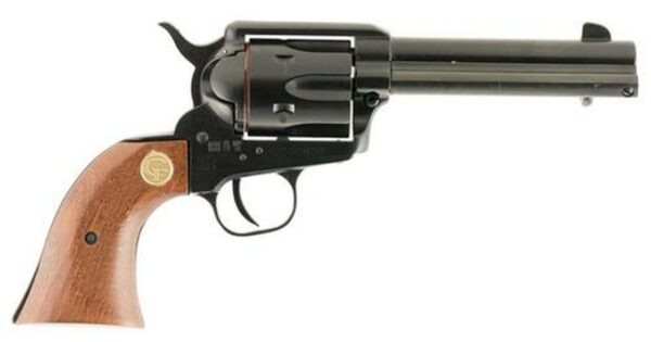Chiappa Firearms SSA 1873, 22LR, 4.75", 6rd, Wood Grip, Black