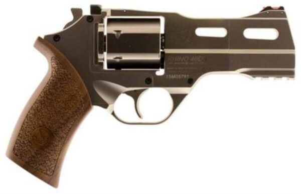 Chiappa Rhino 40DS SAR, .357 Magnum, 4", 6rd, Walnut Grip, Stainless Steel