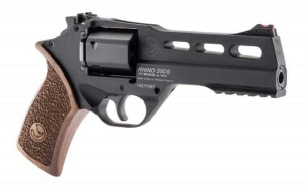 Chiappa Rhino 50DS SAR, .357 Mag, 5", 6rd, Walnut Grip, Black Stainless Steel