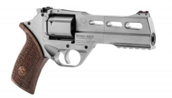 Chiappa Rhino 50DS SAR, Single Action Only-CA Legal .357 Mag, 5", 6rd, Walnut Grip, Stainless Steel